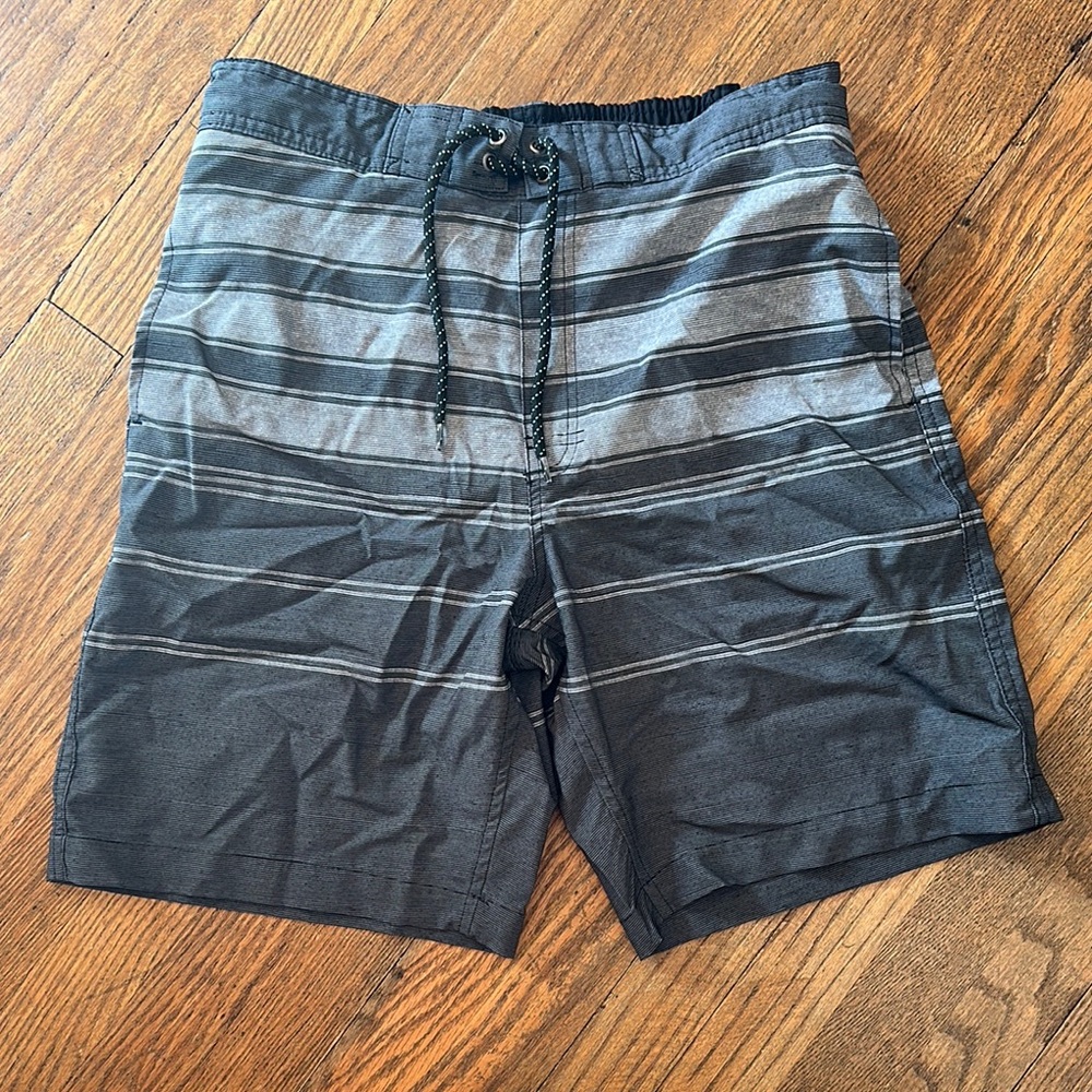 Sonoma Black and Gray Board Shorts Quick-Dry Swimwear